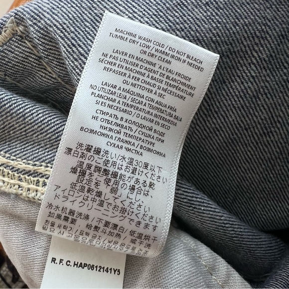 NEW RE/DONE Loose Long Jeans in Chunky Stitch Indigo - Picture 9 of 13